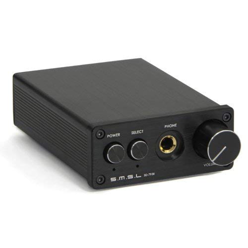 SMSL SD-793II Optical Coaxial DAC Digital to Analog Converter Built-in Headphone Amplifier Black