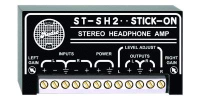 RDL ST-SH2 Stereo Headphone Amplifier Balanced or Unbalanced Input, Bridge Line Feed Headsets