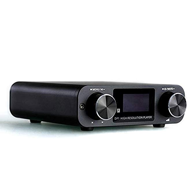 S.M.S.L DP1 Digital Player Audio DAC with built-in Headphone Amplifier (BLACK)