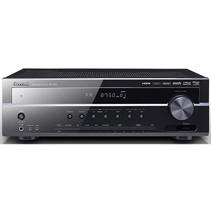 Sherwood RD-7505 110W Audio/Video Receiver (Black) (Discontinued by Manufacturer)