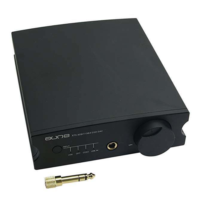 Aune X1S 32Bit/384KHz DSD DAC Headphone Amplifier Black