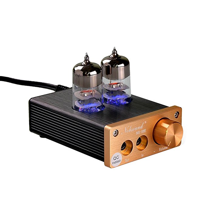 Nobsound NS-08E Vacuum Tube Integrated Amplifier Mini Audio HiFi Stereo Headphone Amp