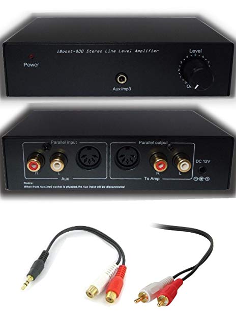 iBoost 800 Stereo Line Level Audio Amplifier Booster Amp for MP3, iPod, iPad, iPhone