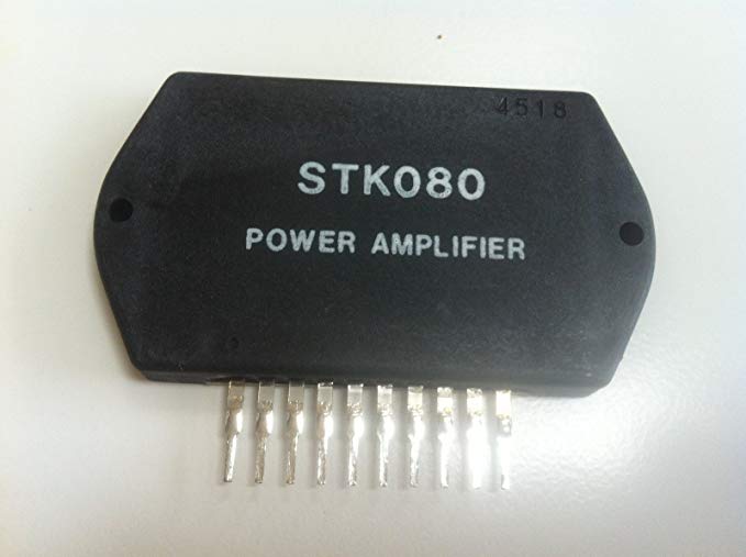 STK080 Audio Power Amplifier + Heat Sink Compound ORIGINAL NEW SANYO