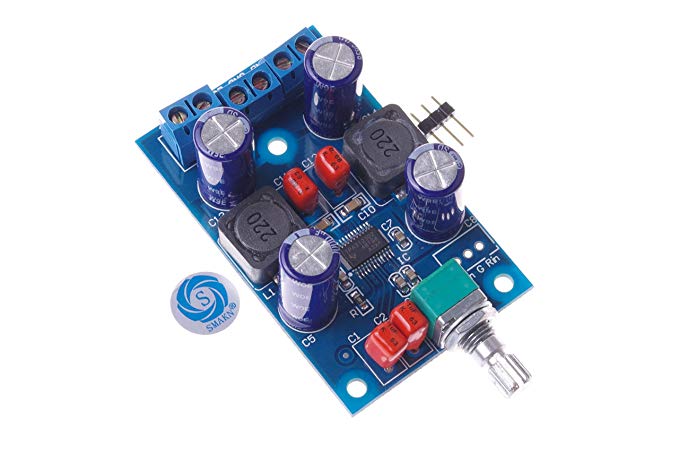 SMAKN® TPA3123 Digital Stereo Amplifier Class D Power Amp Kit Mini Audio Ampli Module 25Wx2 DC 10-25V Powered