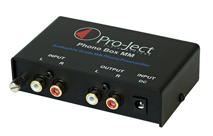 Pro-Ject Phono Box MM DC Phonograph Preamplifier,Black