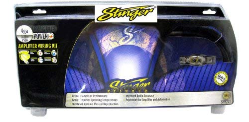 STINGER SK6241 AMP 4 GA Car Stereo Amplifier PRO Kit