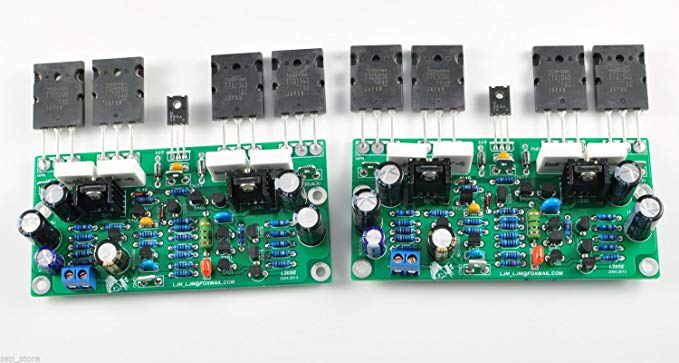 LJM L20SE Power Amplifier Kit With A1943 C5200 (Include 2 channel boards)